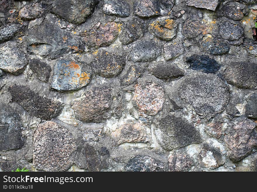 Very old stone wall,foundation