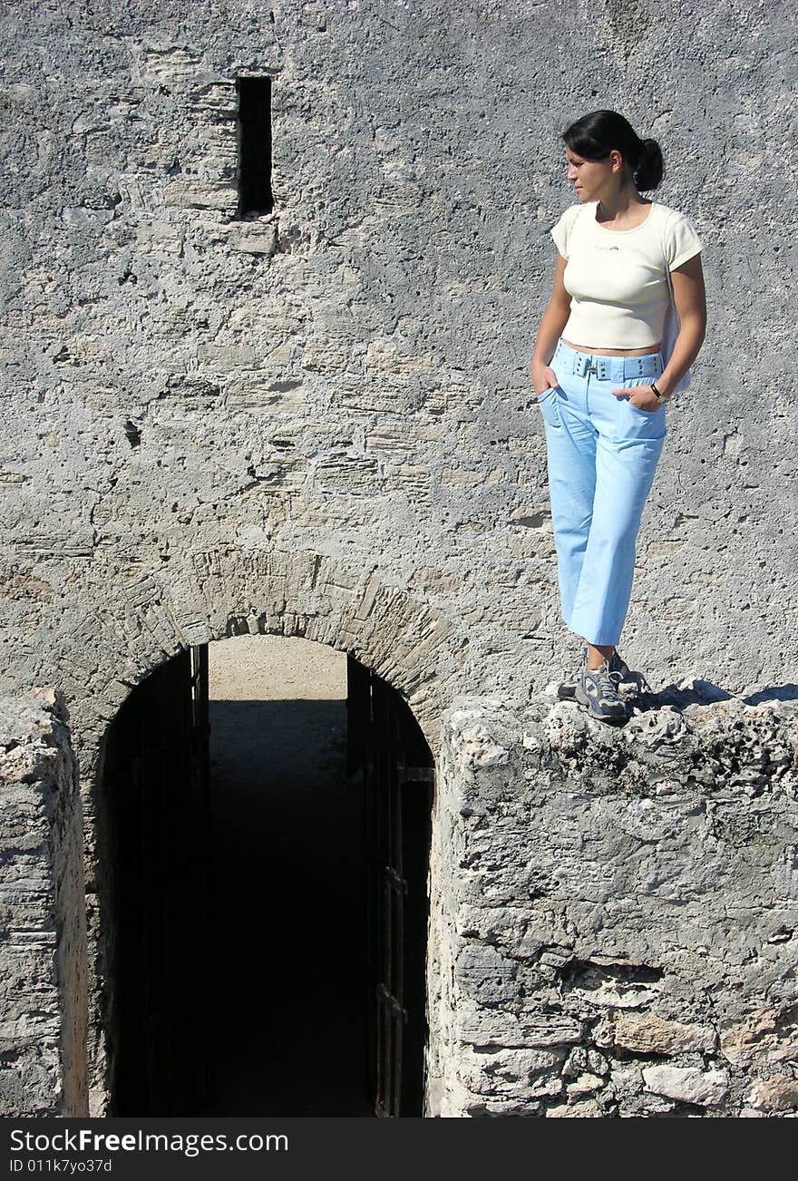 Standing On A Wall