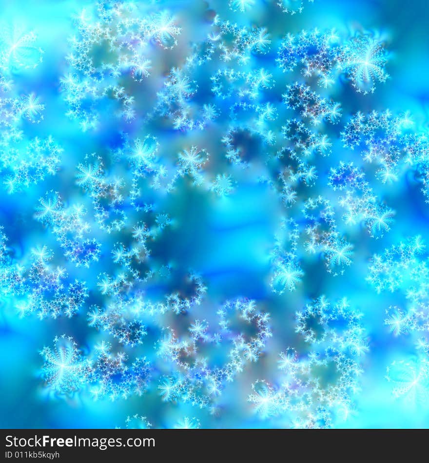 Blue And White Abstract Background