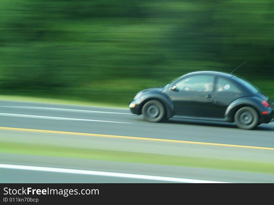 Speeding Car