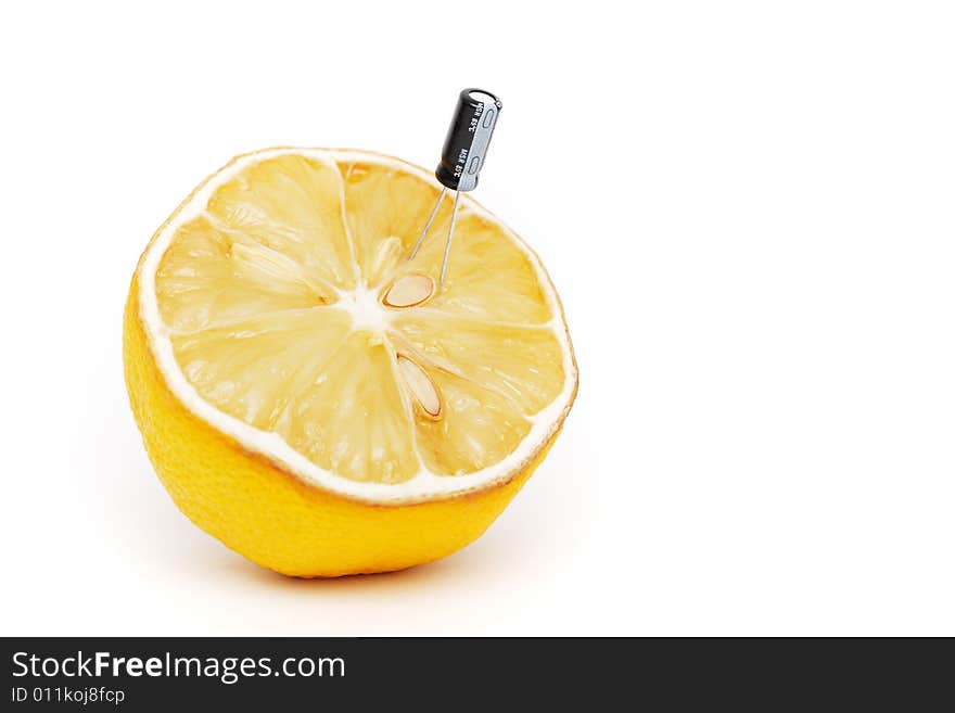 Lemon With Capacitor