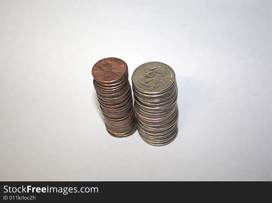 Stacked Coins