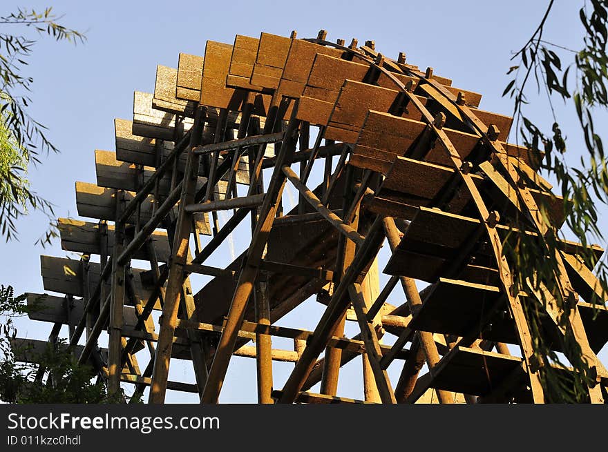 Mill wheel, watter mill,waterwheel, clean energy