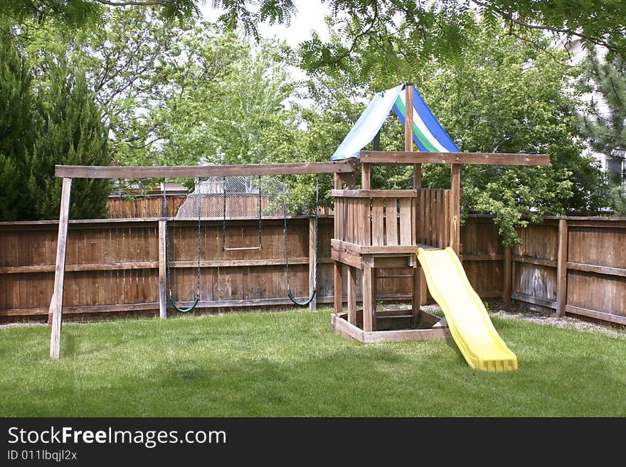 Child playground, Denver, Colorado, USA