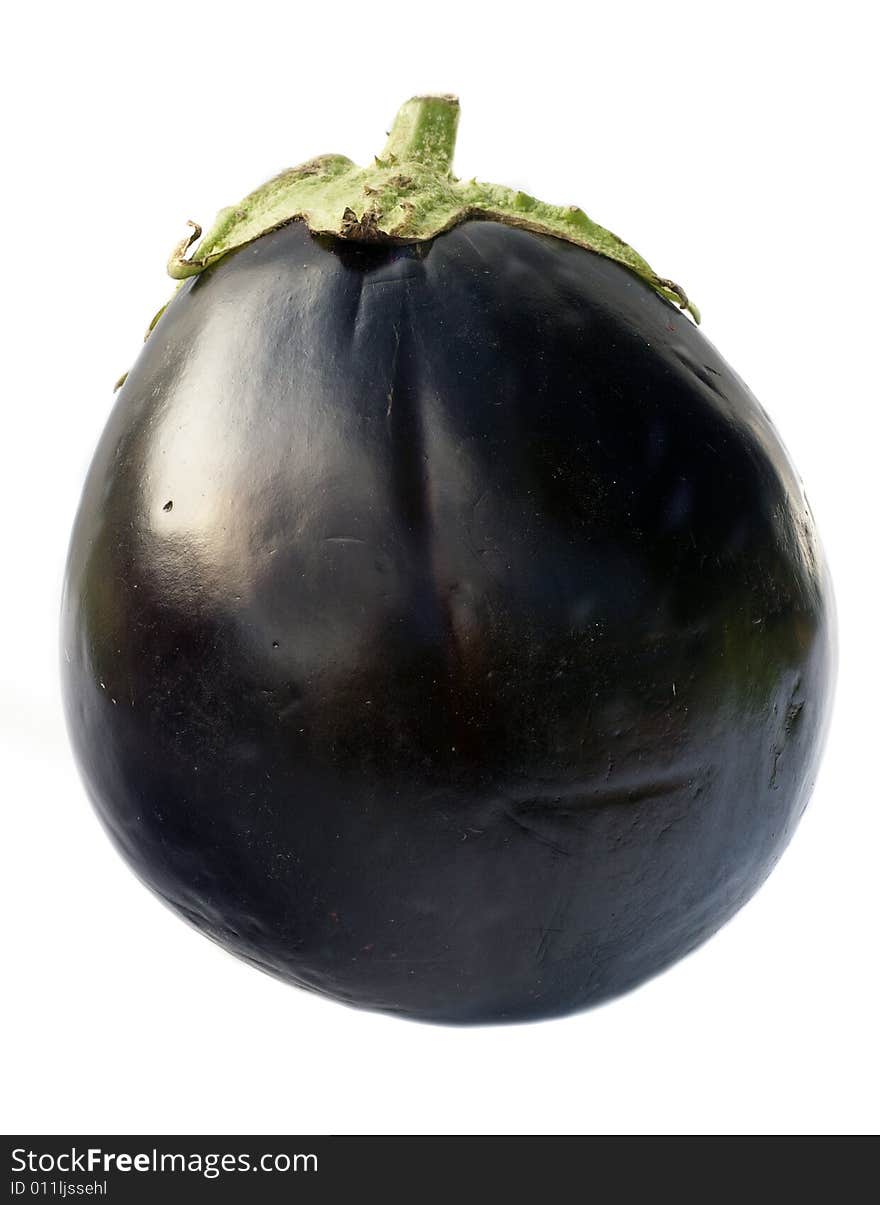 Eggplant isolated on white