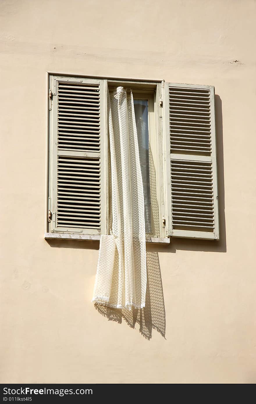 A window of a old house