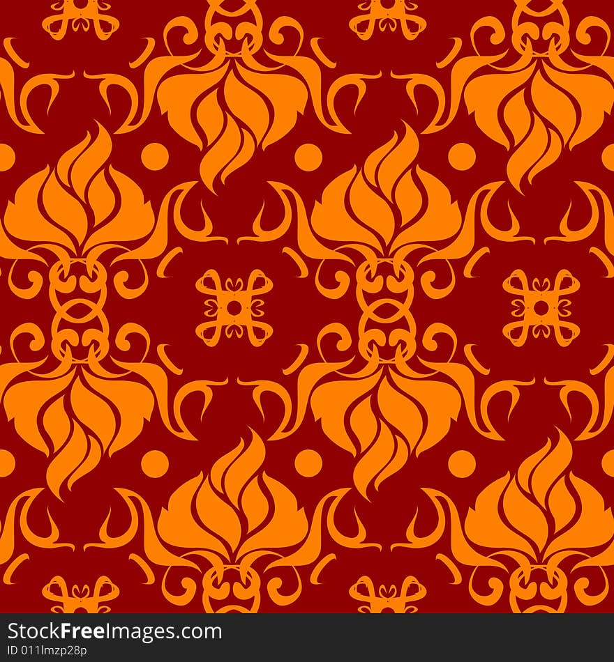 Vector pattern, seamless decoration. Easy to change colors. Vector pattern, seamless decoration. Easy to change colors.