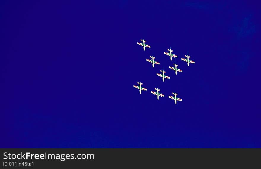 Frecce tricolori, Italian military squadron team