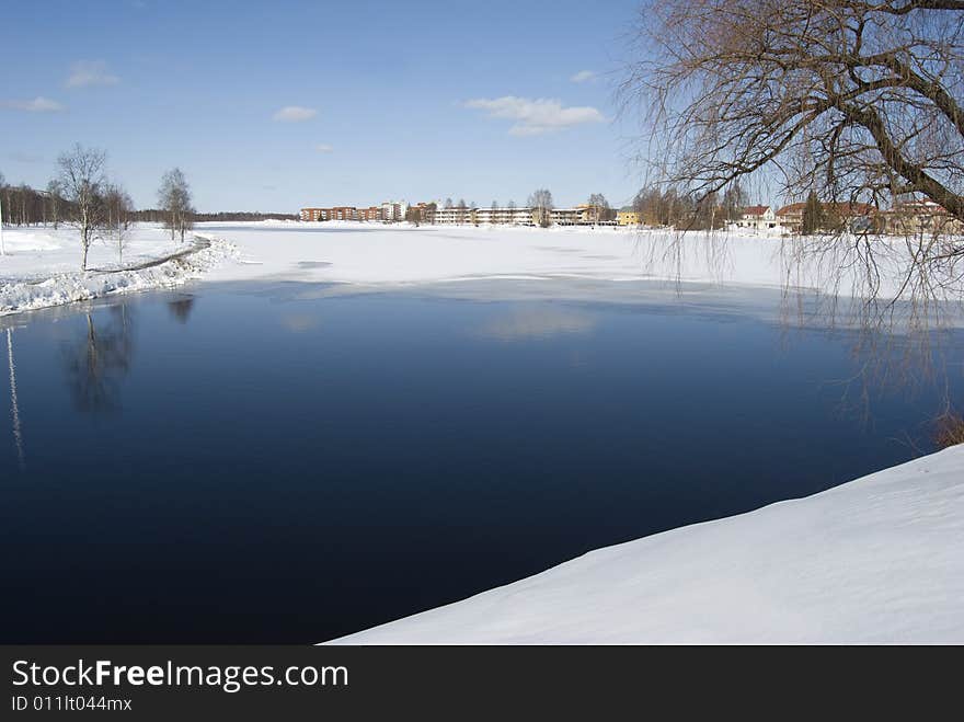 Lake in Boden