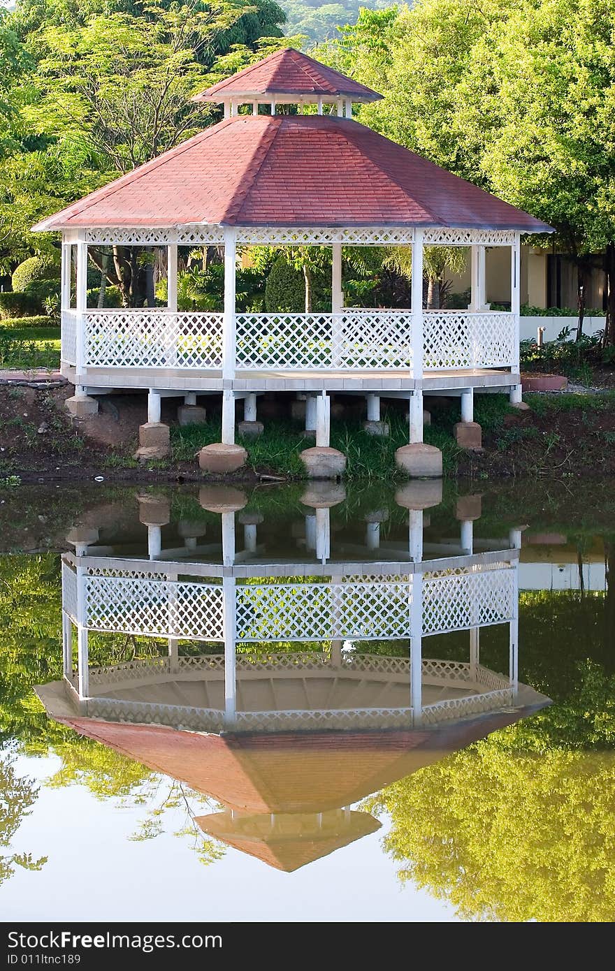 Gazebo And Reflection