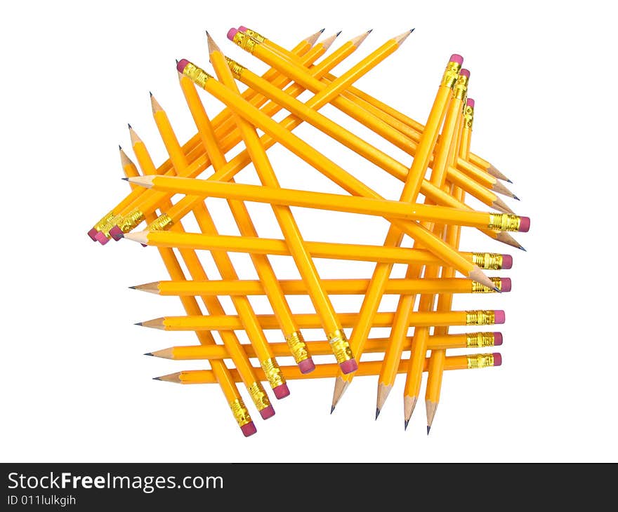 Heap of pencils