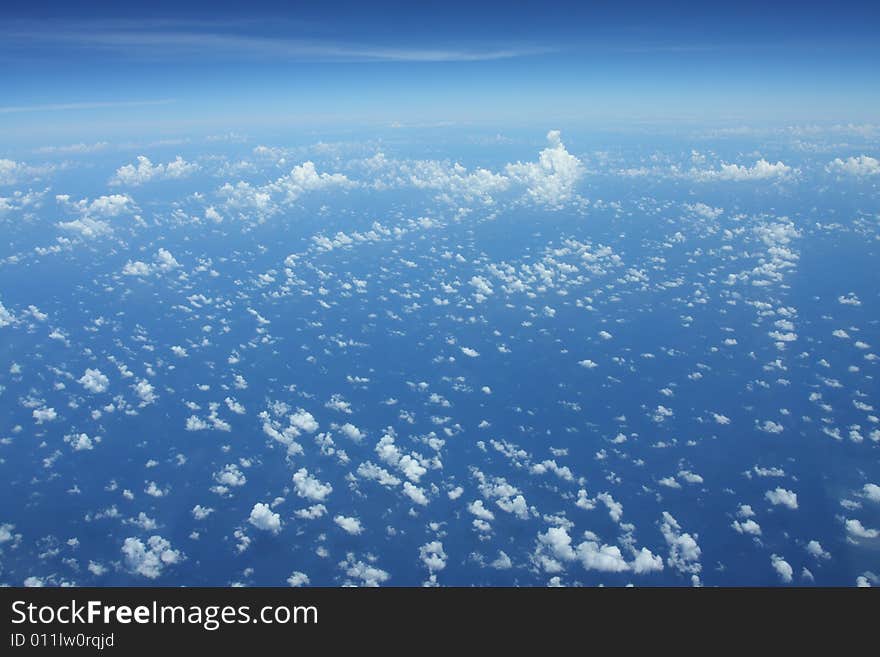 Clouds over sea