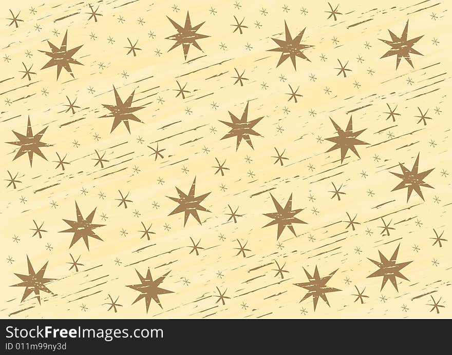 Illustrated christmas background with stars. Illustrated christmas background with stars