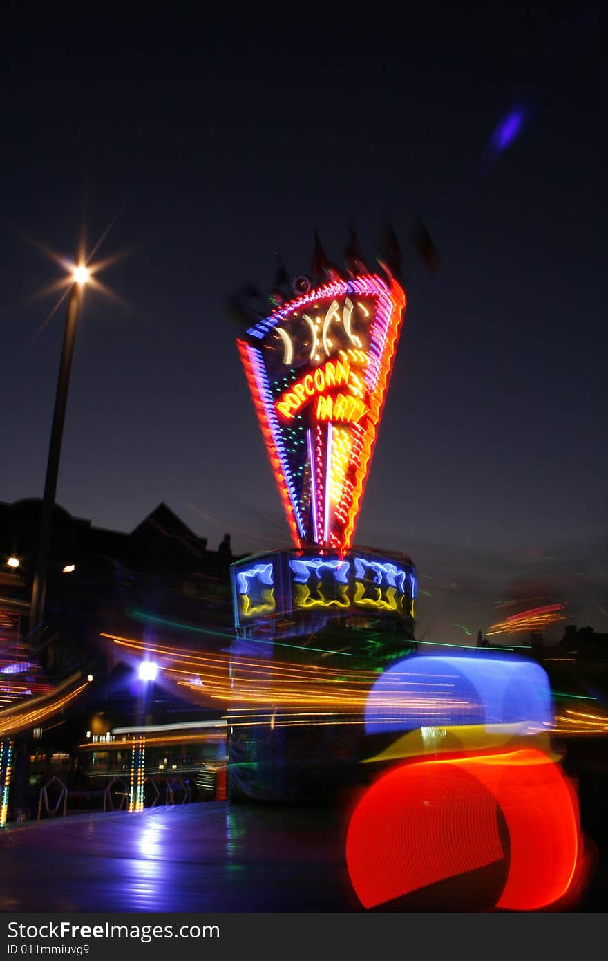 Nightly view on the carousel. Nightly view on the carousel.