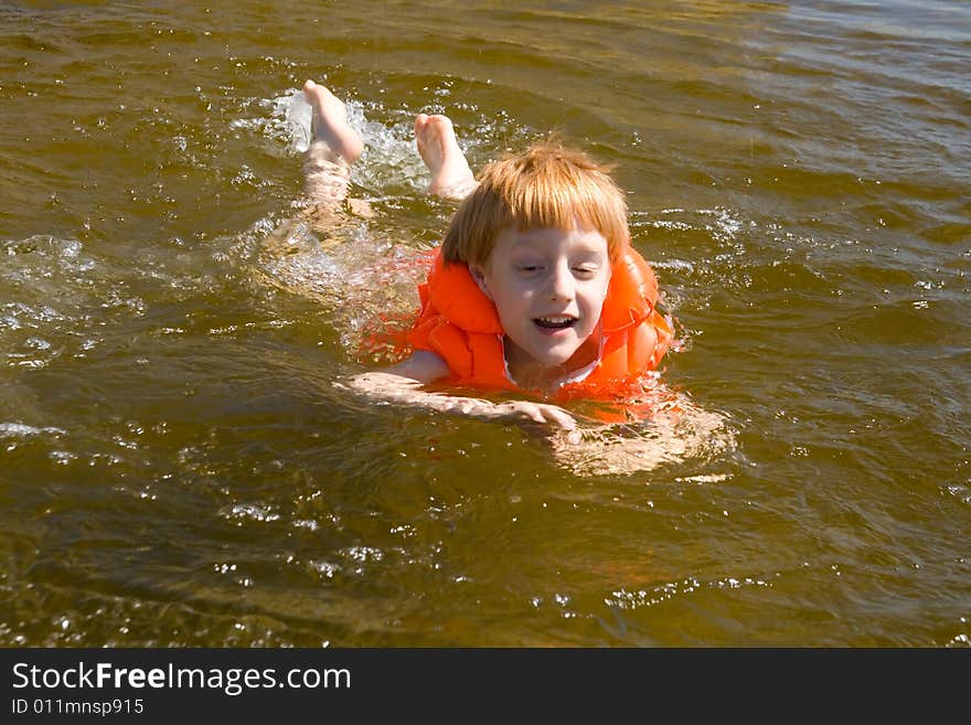 Little swimmer