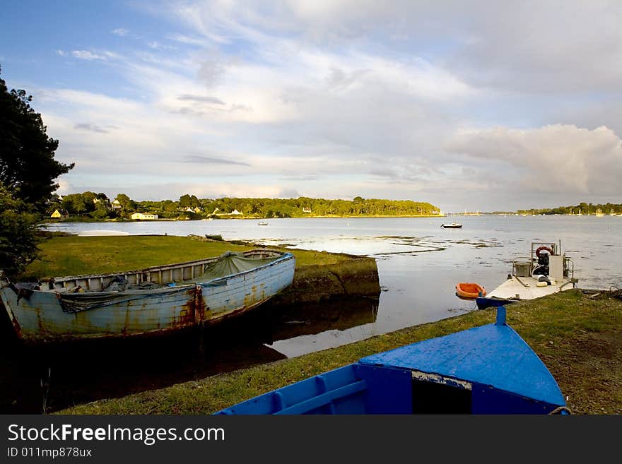 Fisherman boats