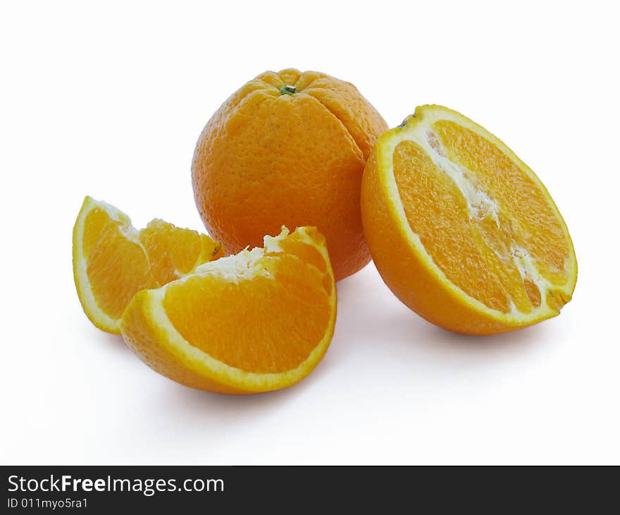 Juicy orange fruit