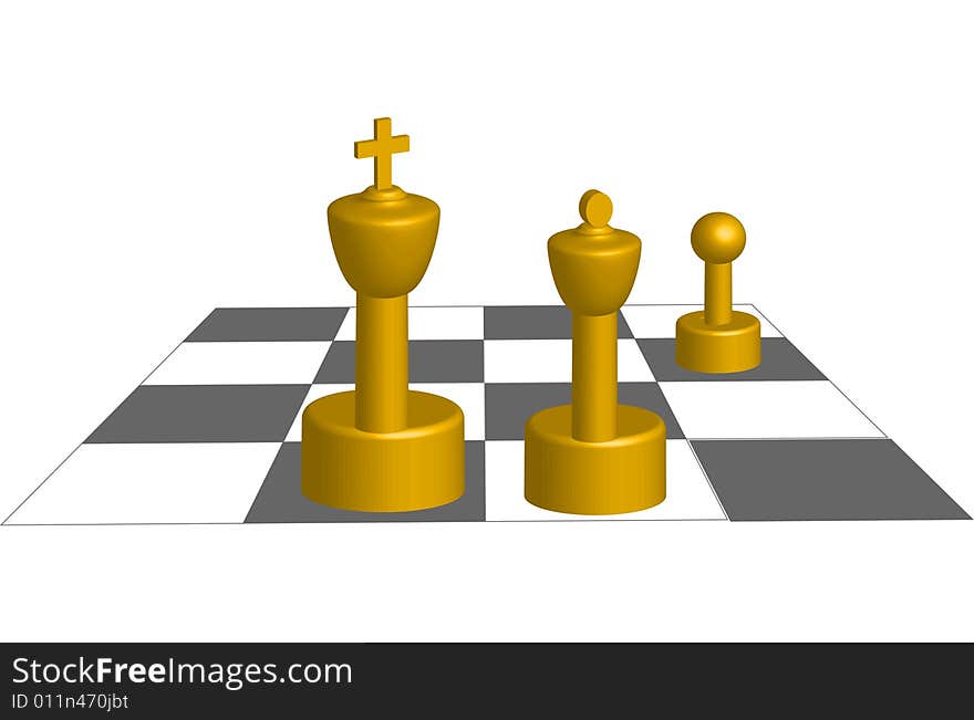 Vector 3D Chess game