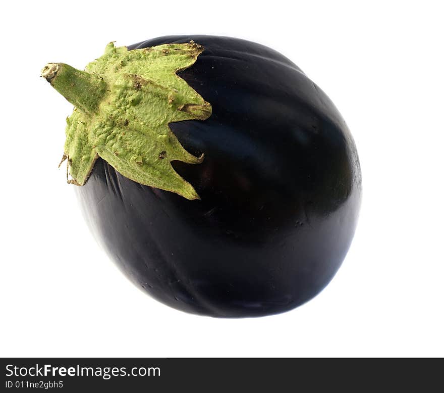 Eggplant isolated on white