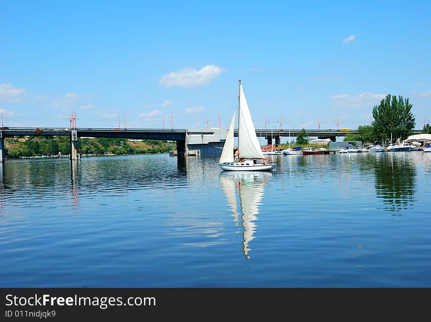 Calm river scenic