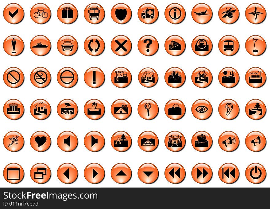 Orange Icons