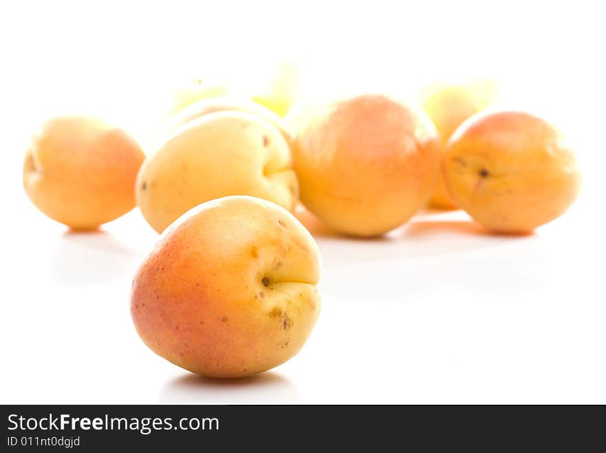 Fresh apricots