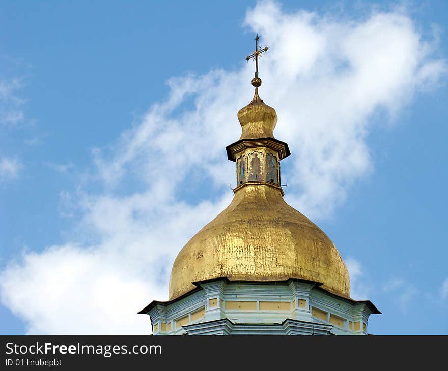 Church a dome gold