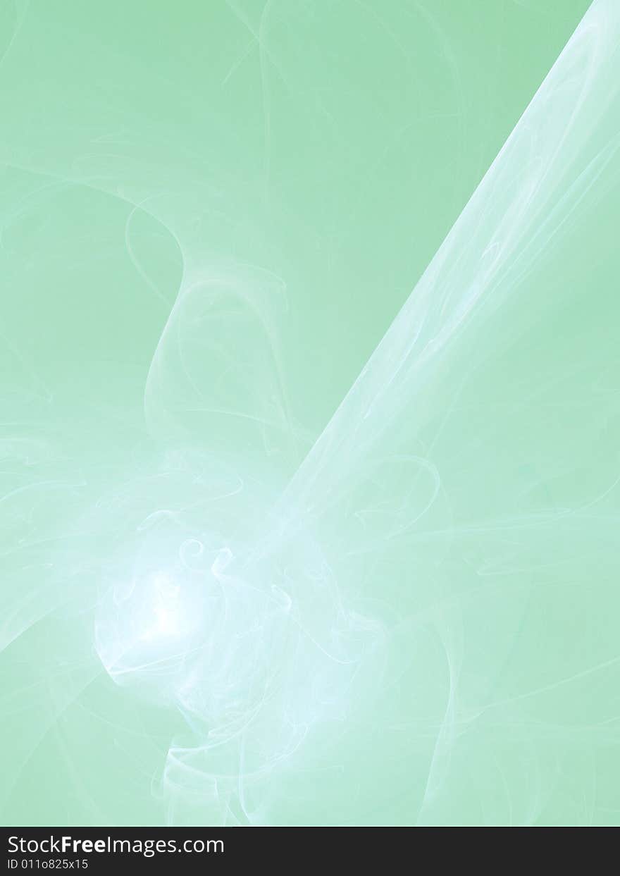 Abstract green background. Fractal image