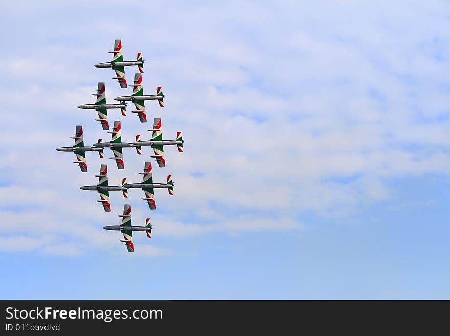 Frecce tricolori, Italian military squadron team