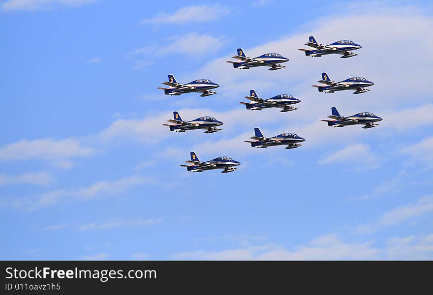 Frecce tricolori, Italian military squadron team