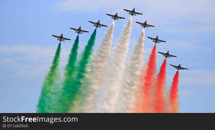 Frecce tricolori, Italian military squadron team