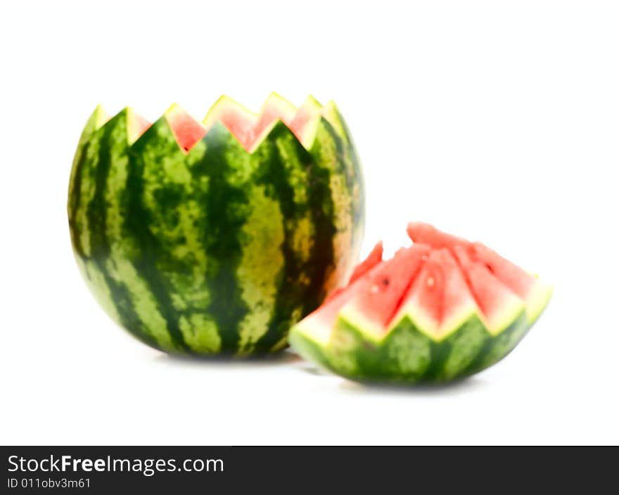 Watermelon isolated on white for your design