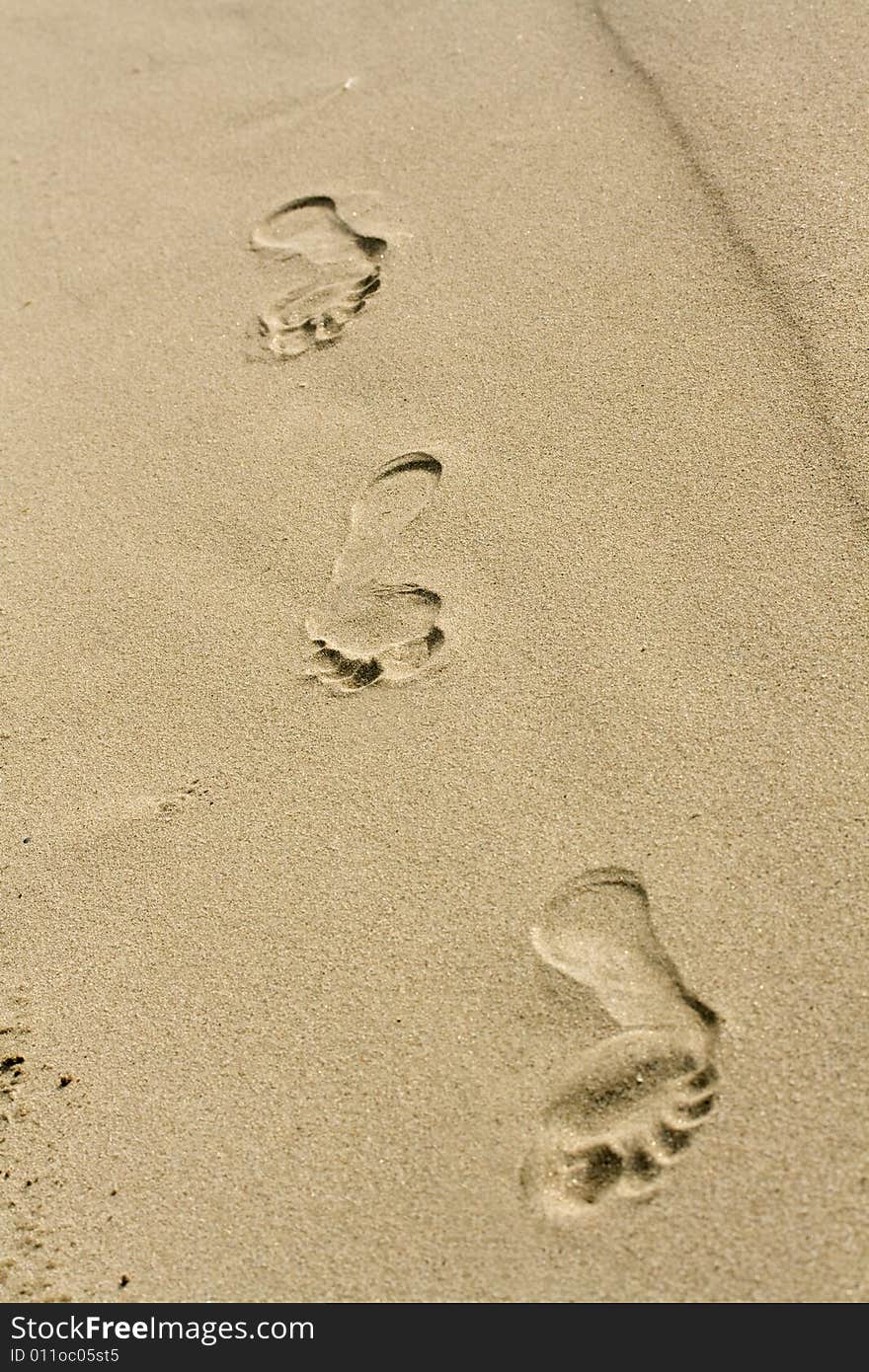 Footprints On The Sand