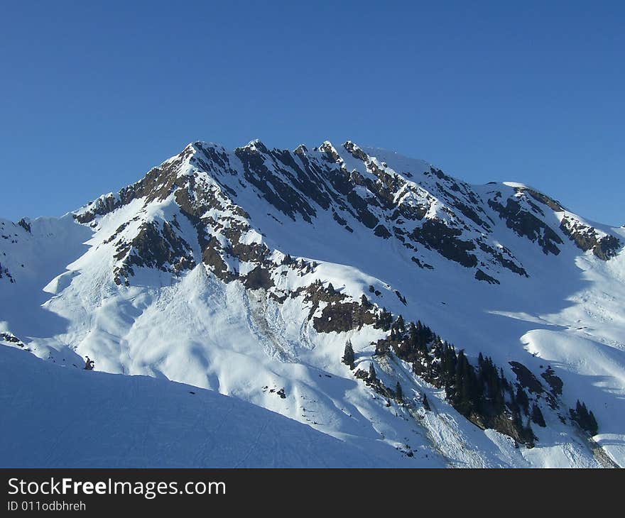 Mountain-ridge in Kitzbühel (AUS). Mountain-ridge in Kitzbühel (AUS)