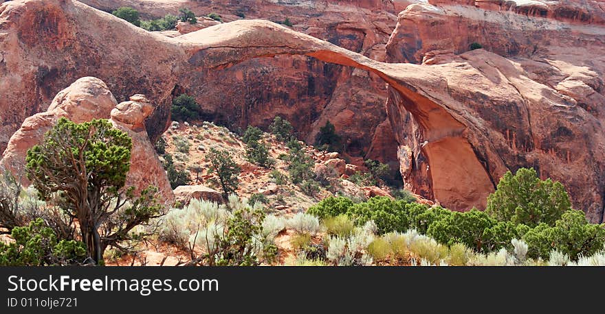 Landscape Arch, Arches National Park, Utah