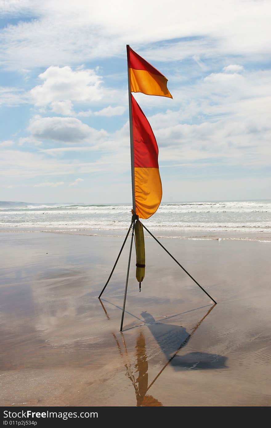 Lifeguard flag