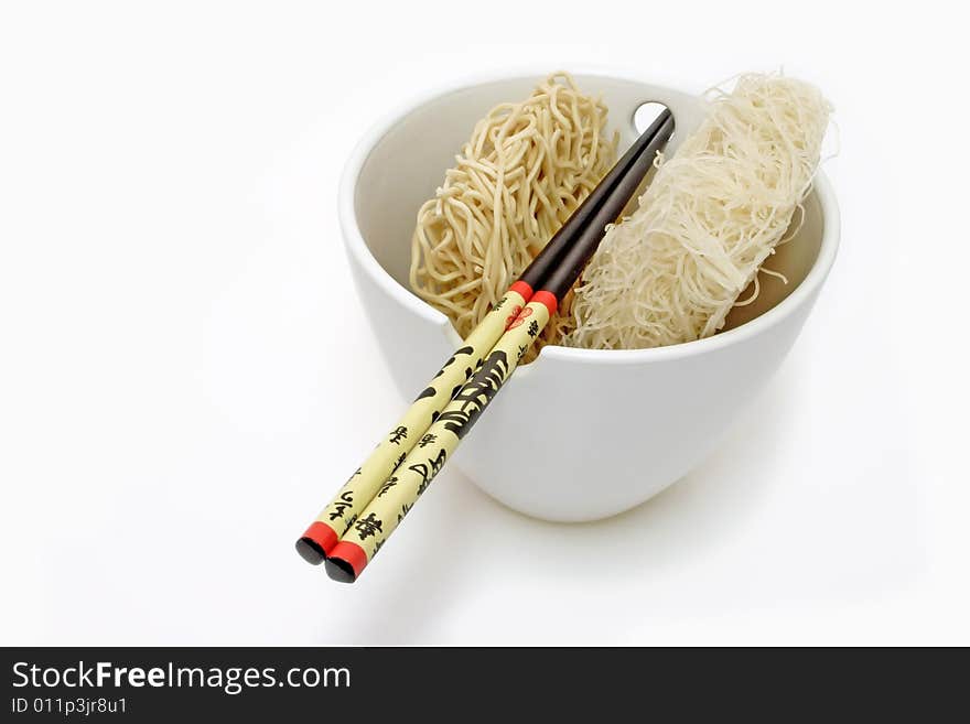 Noodles With Chopsticks