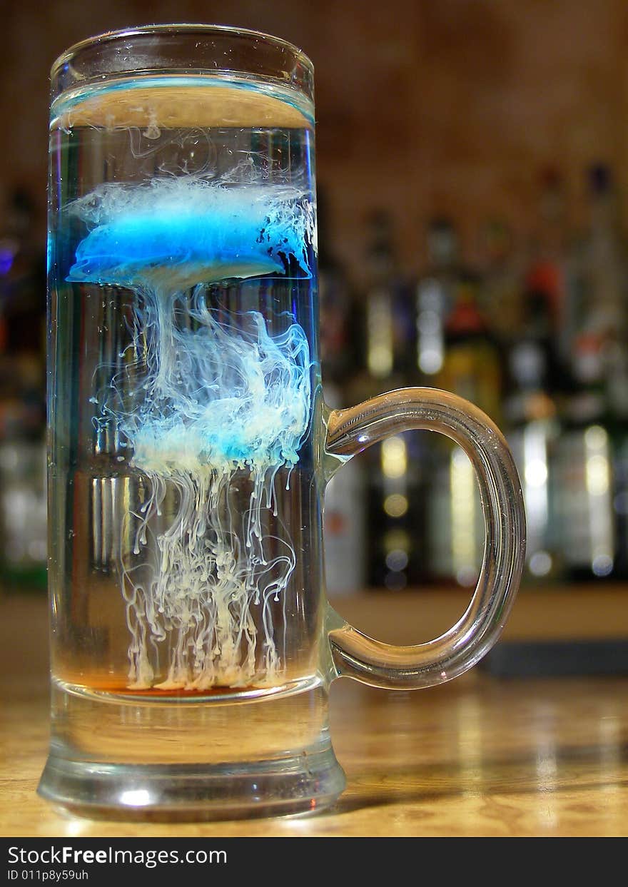 This alcoholic cocktail are named Jelly-fish