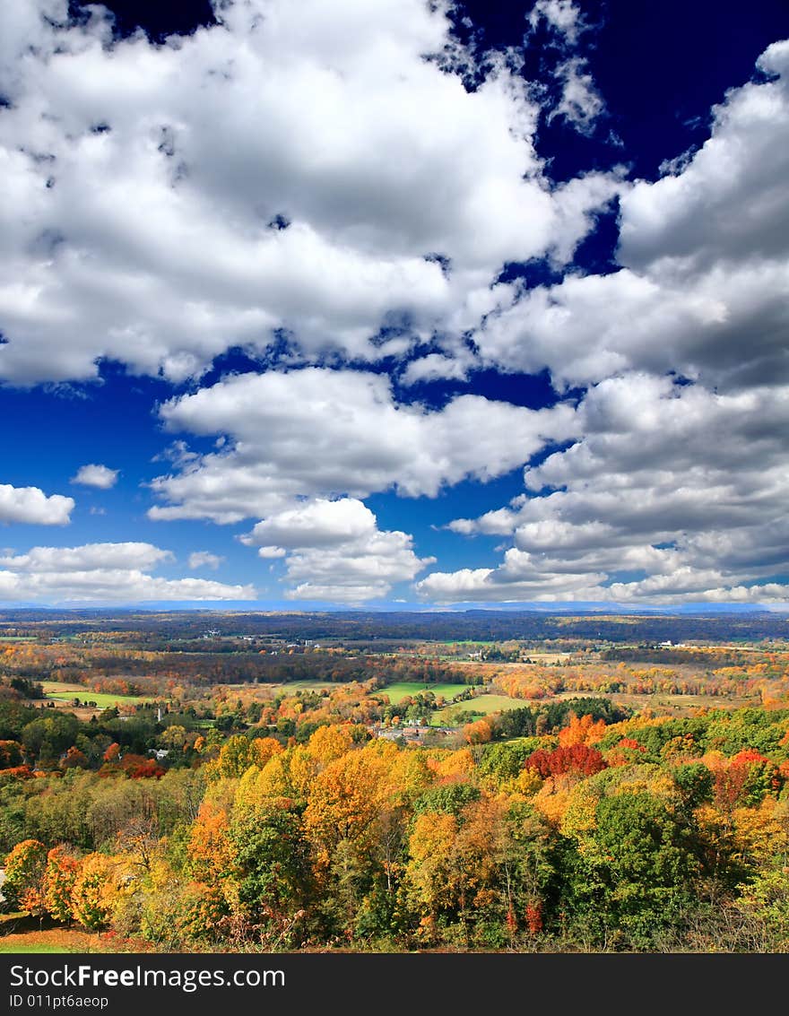 Sky and landscape