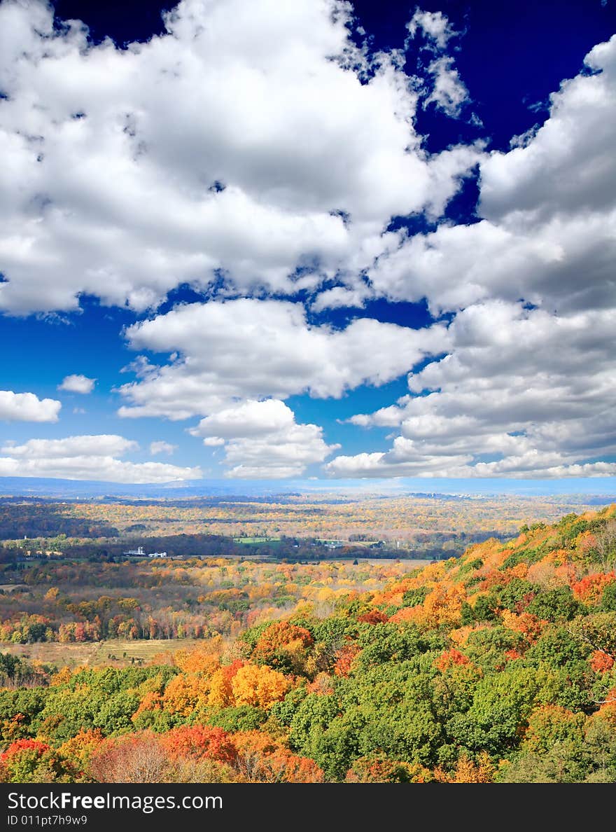 Sky and landscape