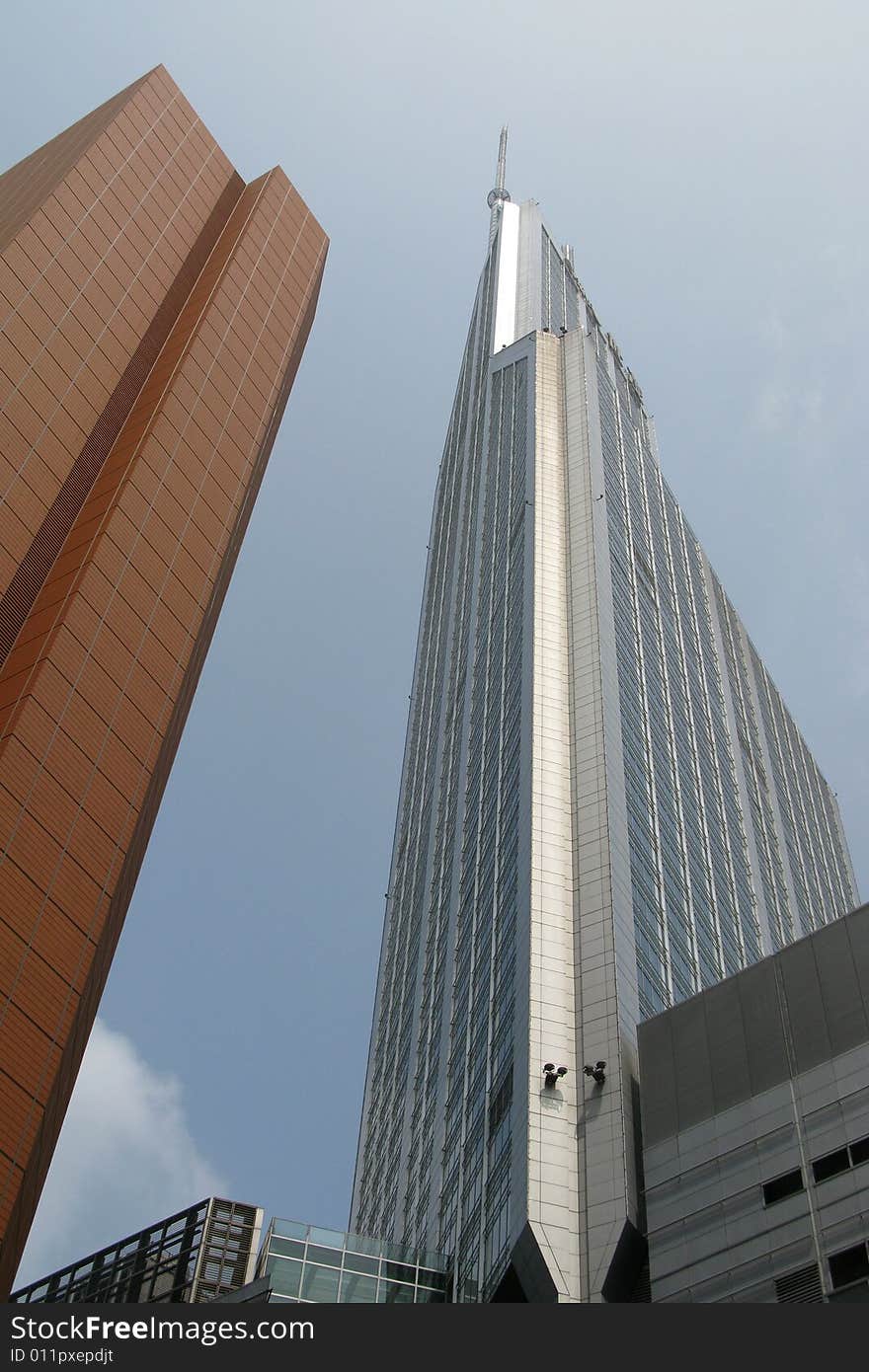 Business building in modern city,shanghai，china