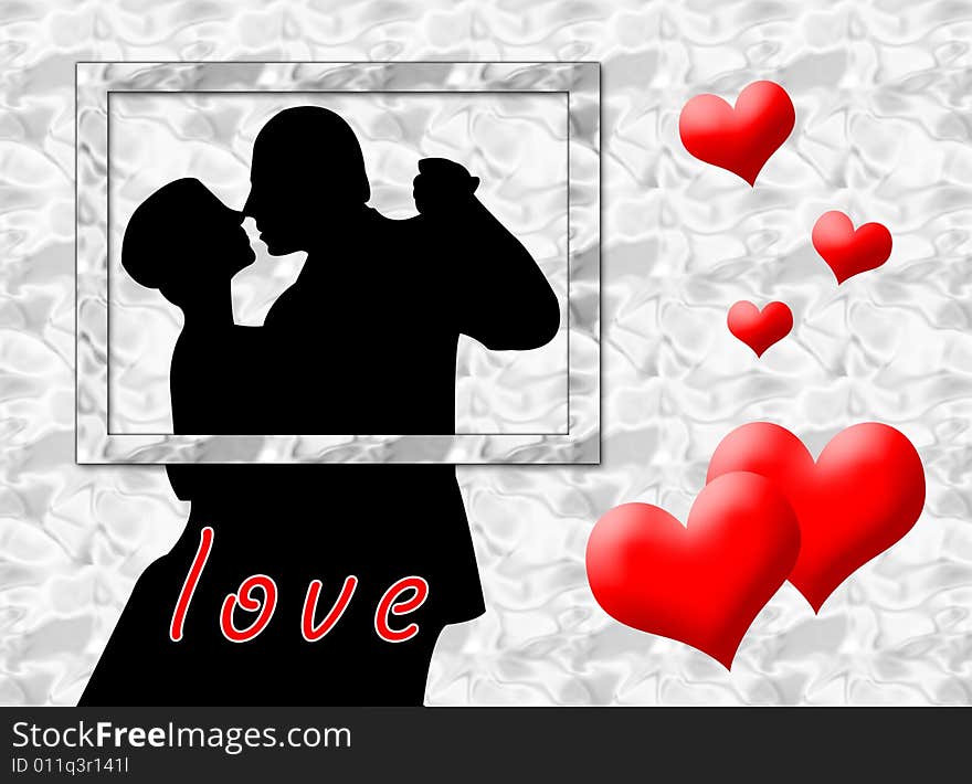 Couple kissing in a car as symbol of love. Couple kissing in a car as symbol of love