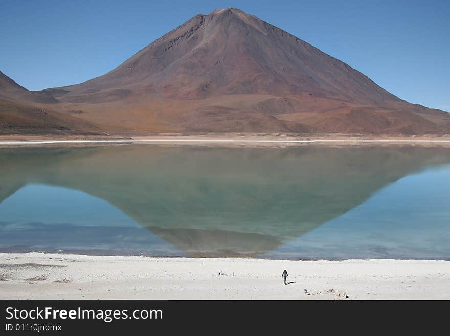 Licancabur Volcano in Bolivia.