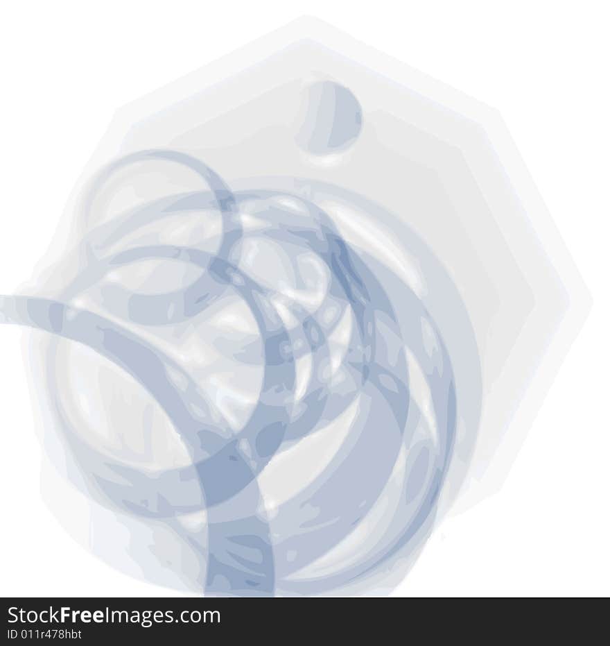 A selection of glossy blue rings in scalable vector illustration format. A selection of glossy blue rings in scalable vector illustration format.