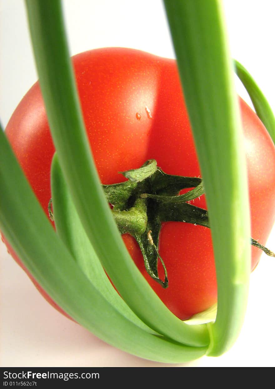 Tomato And Spring Onion