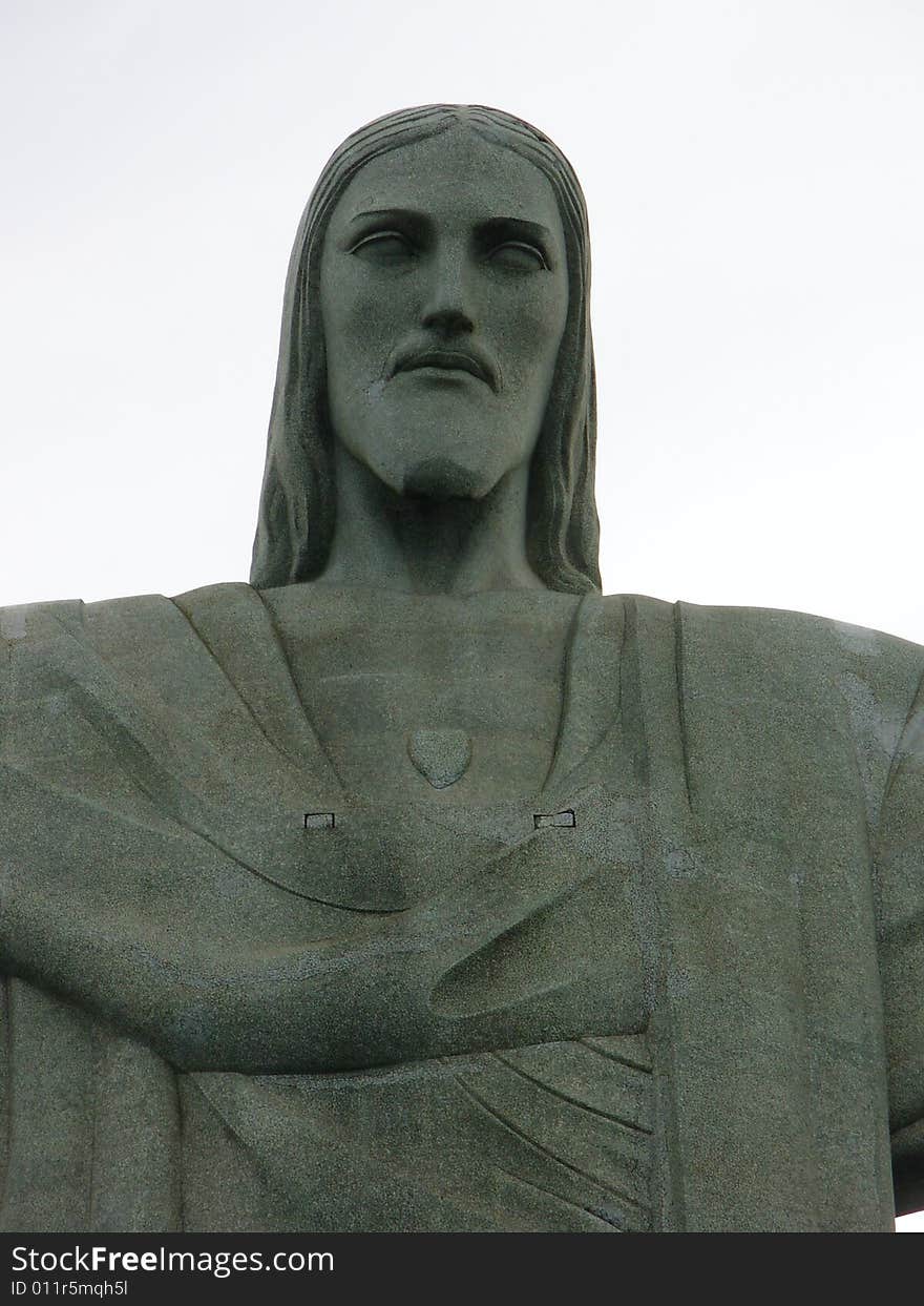 Statue of Christ the redeemer in Rio de Janeiro