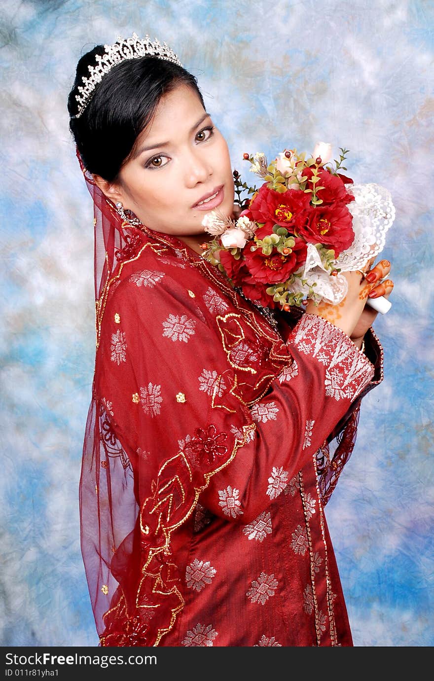 Pretty asia girl image on the studio background