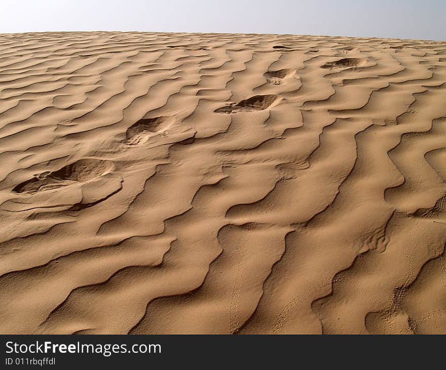 Dunes in Sahara Desert, Africa