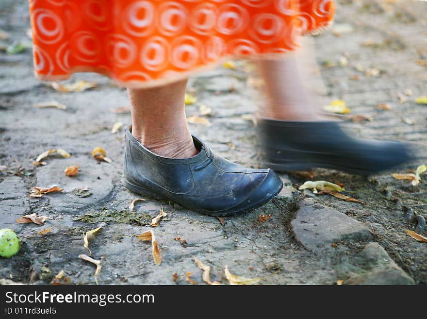 Retro galoshes