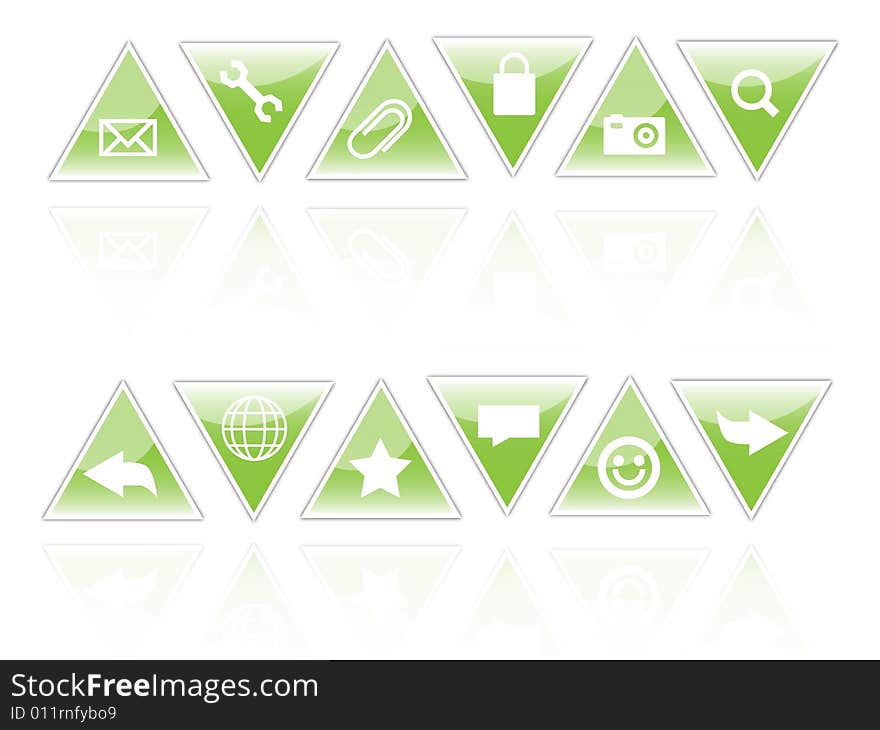 Triangle icons